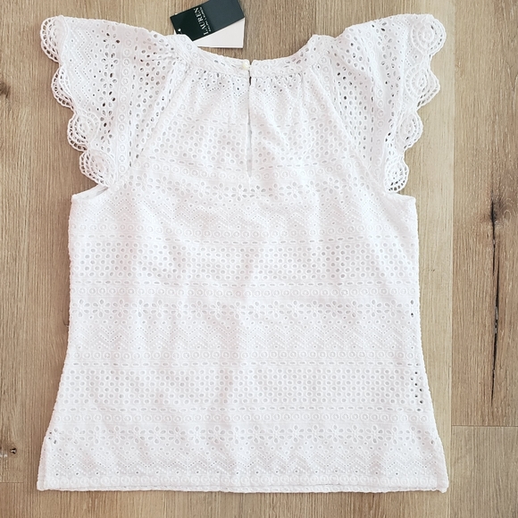 LAUREN RALPH LAUREN Wesisa Eyelet Top - Picture 7 of 7